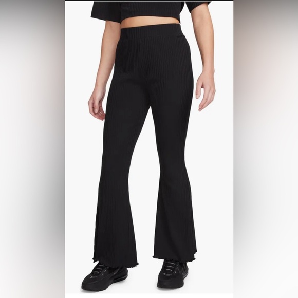 Nike pants High Waist Rib knit Jersey Pants - Picture 7 of 9